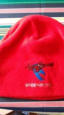 Bonnet rouge,  polaire, Spider Man