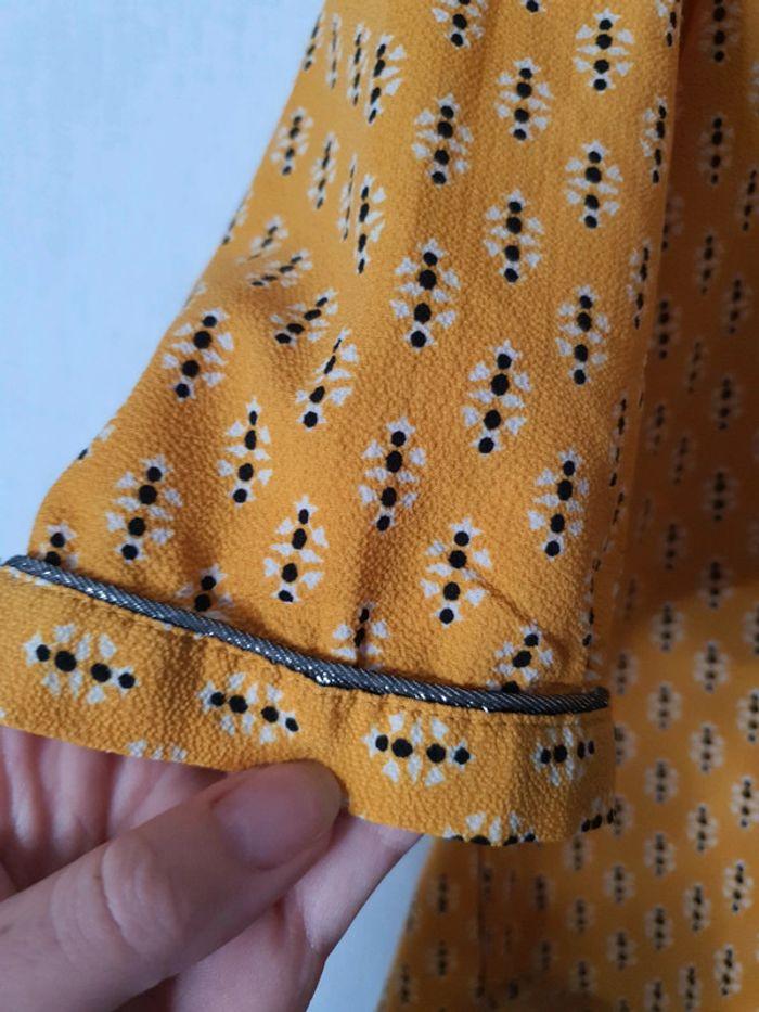 Blouse jaune à motifs - photo numéro 3