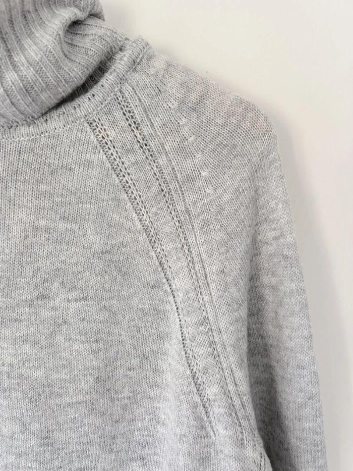 Pull gris col roulé Camaieu - photo numéro 5