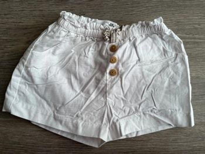 Short léger blanc Zara 3-6 mois - photo numéro 1