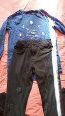 Lot fille 12 ans  T-shirt et pantalon