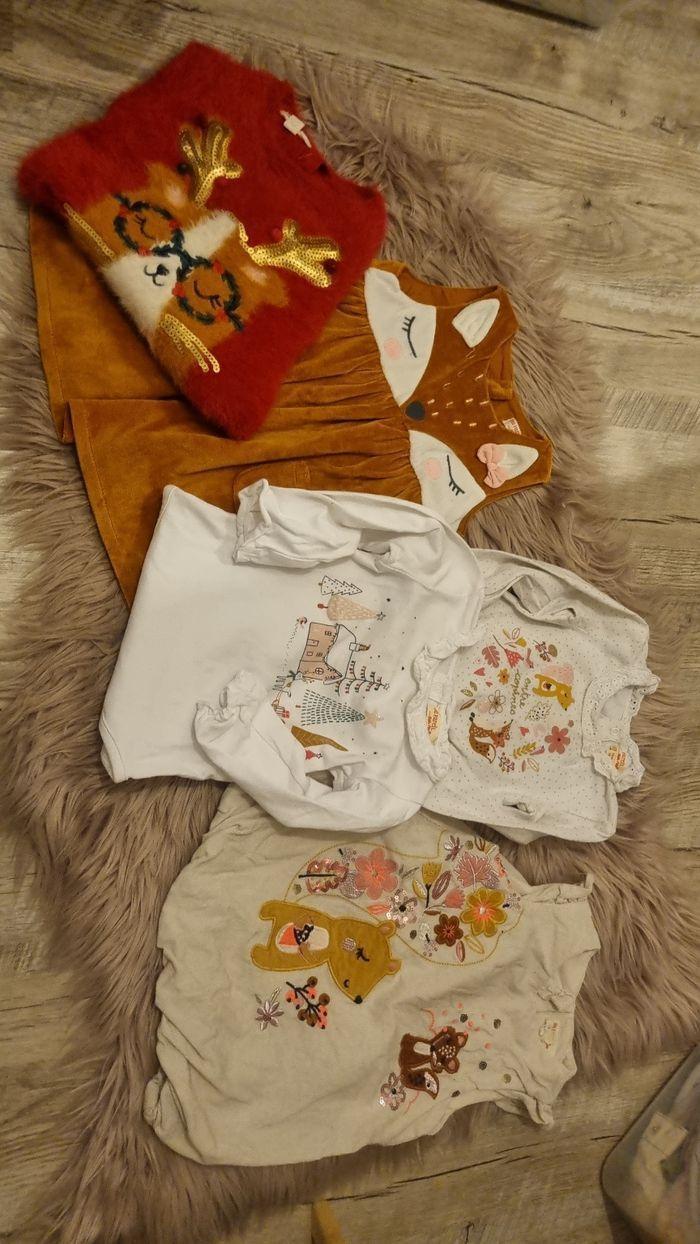 Lot de vêtements bébé fille " du pareil au même #