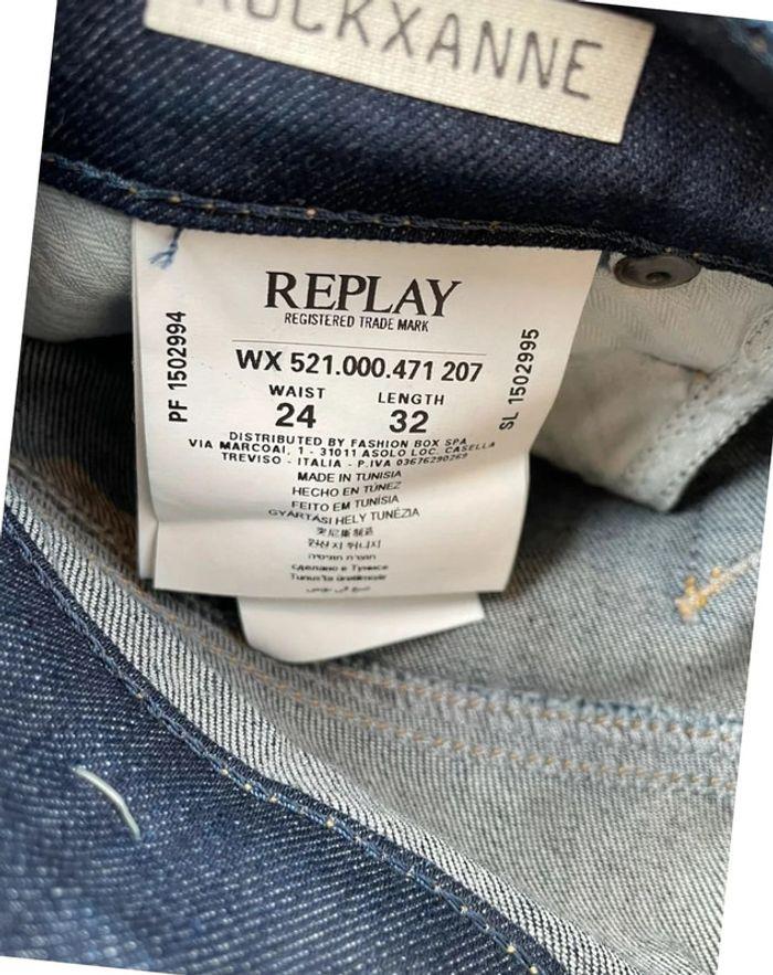 Jeans slim Replay taille W24x32 femme - photo numéro 8