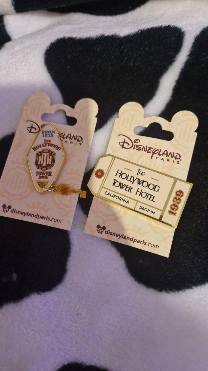 Lot Pin's The Hollywood Tower Disneyland paris