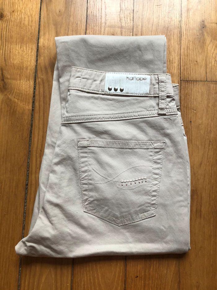 Pantalon beige la kanopé taille 36 - photo numéro 2