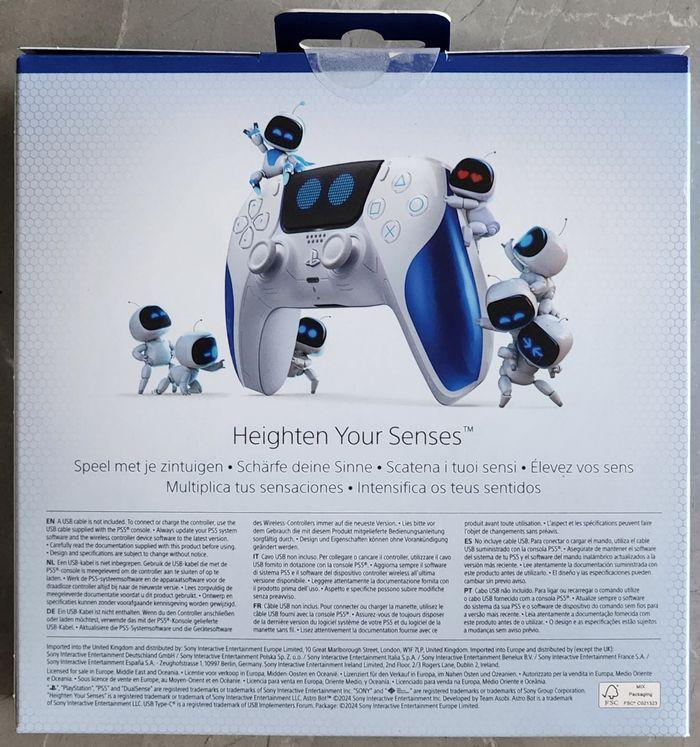 Manette sans fil Dualsense Astro Bot Ps5 (PlayStation) neuve avec étiquette - photo numéro 2