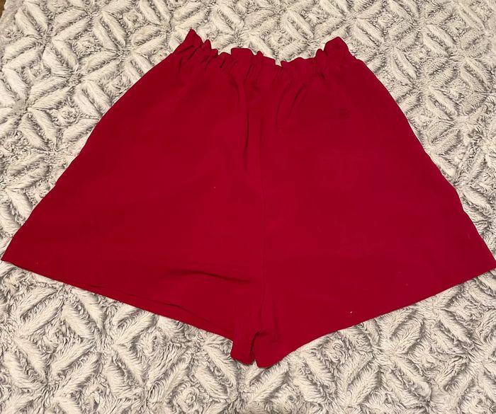 Short taille haute rouge - photo numéro 2