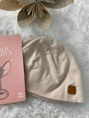 Bonnet chapeau bébé mixte beige T50 env. comme neuf