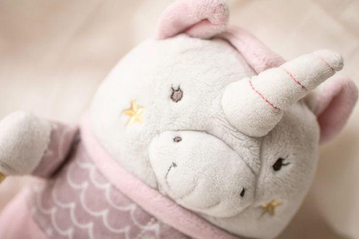 Peluche hochet licorne rose, Mots d'Enfants - photo numéro 3