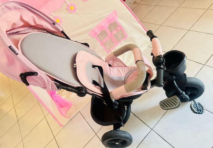 Tricycles évolutifs kinder kraft 🌸🌺 Rose et noir à partir de 9mois jusqu’à 5ans - photo numéro 1