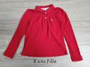 Polo manches longues fille 8 ans Lacoste