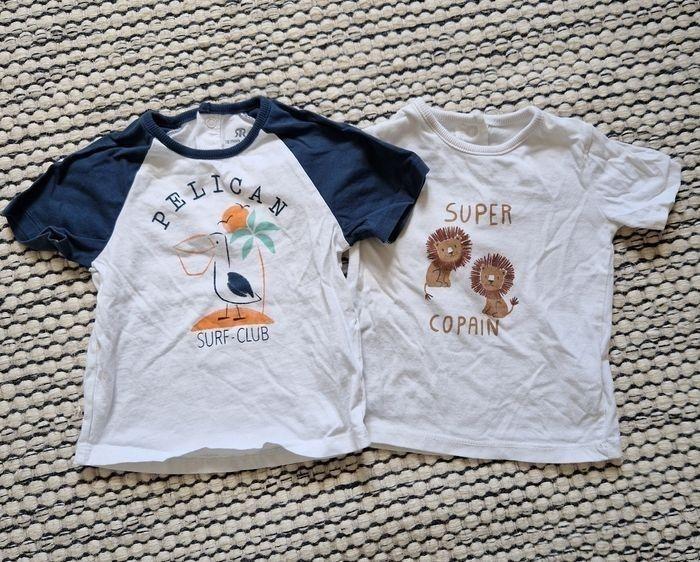 Lot de 2 t-shirts La Redoute t.18 mois - photo numéro 1