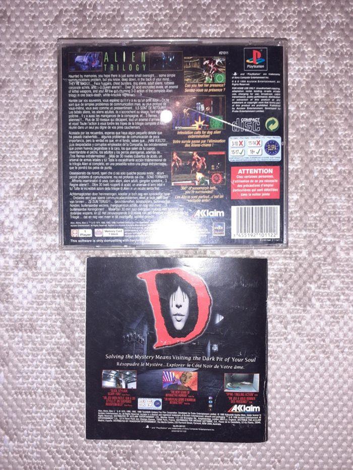 Playstation 1 ps1 alien trilogy - photo numéro 2