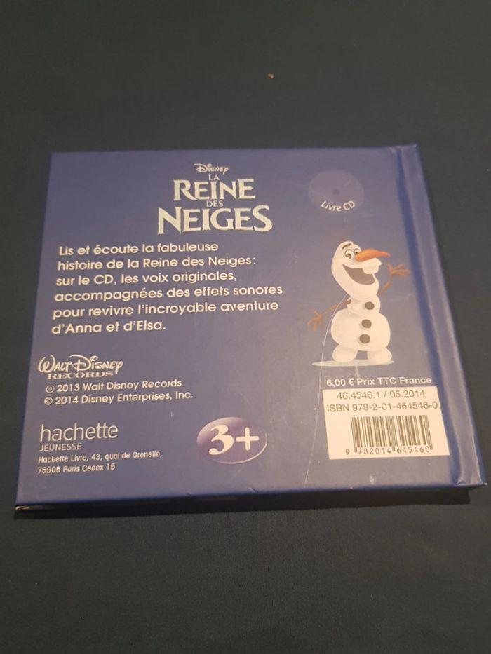 livre audio avec cd reine des neiges - photo numéro 2