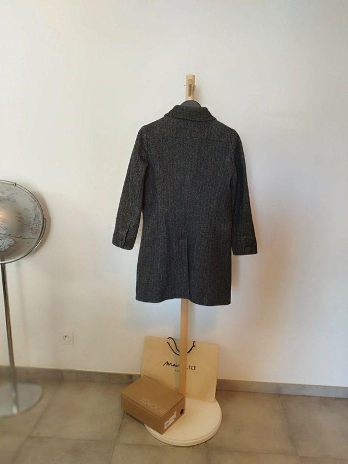 Comptoir Des Cotonniers Manteau long en laine Gris anthracite - photo numéro 11