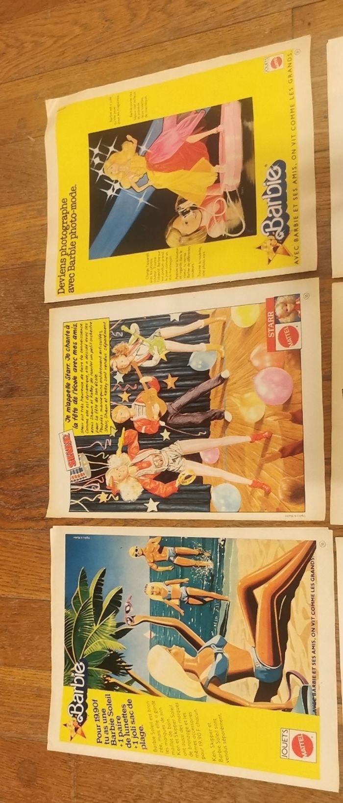 Lot anciennes publicités Barbie fin 70 - photo numéro 2