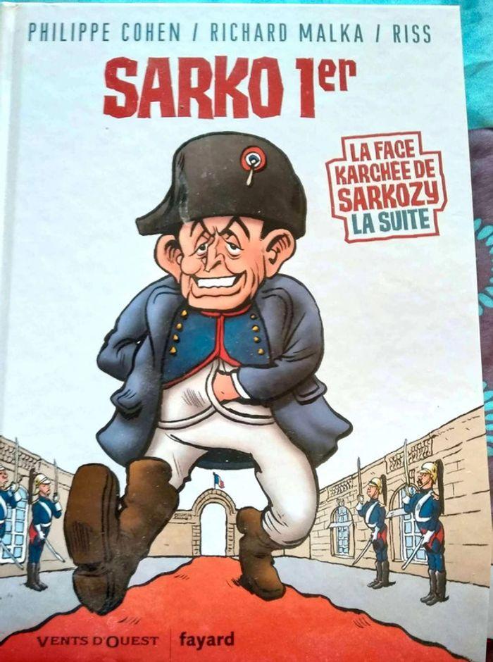 BD  Sarko  1er -  la  face karchée  de  Sarkozy tome  2 - photo numéro 1