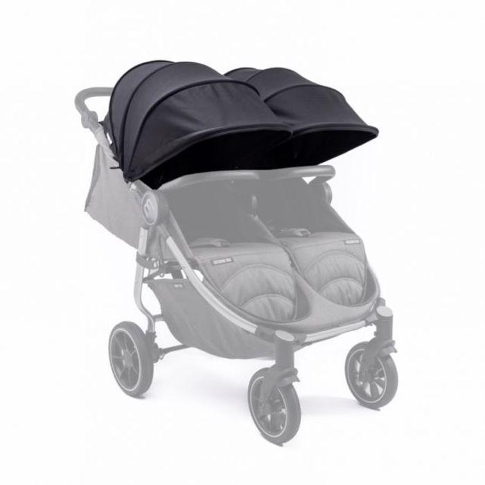 Poussette Double Baby Monsters Easy Twin 4 - Noire/Grise - photo numéro 4