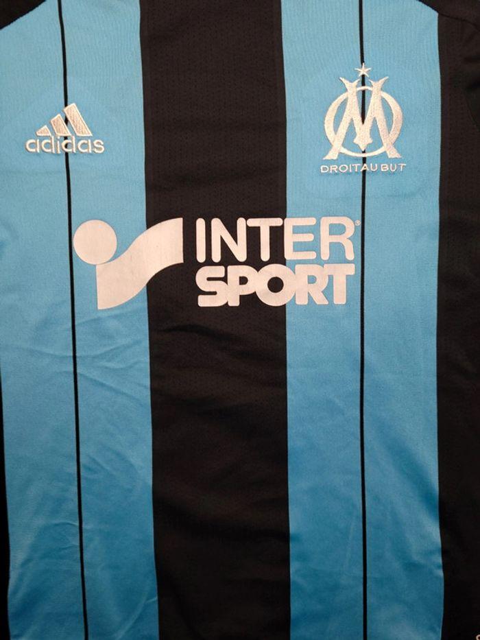 Maillot Olympique de Marseille Adidas saison 2015/2016 taille 13-14 ans en excellent état - photo numéro 2