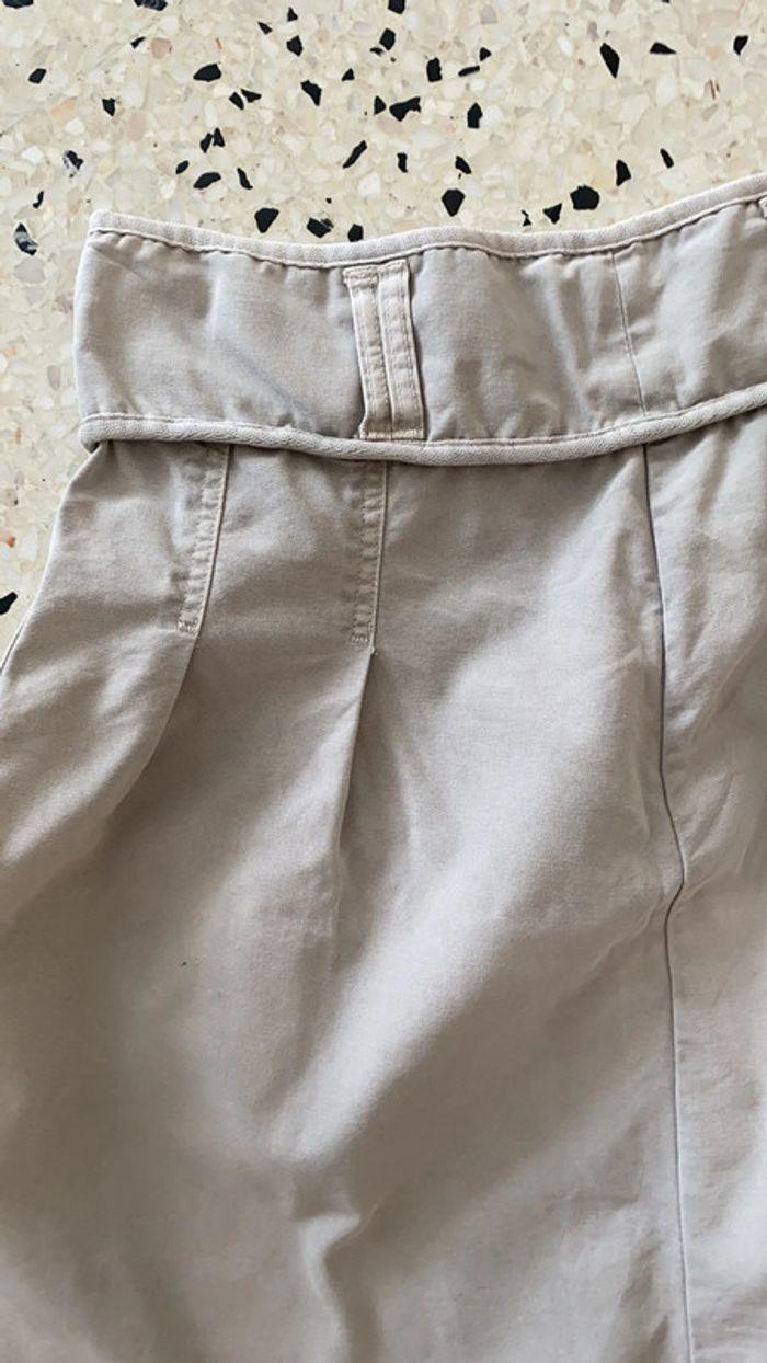 Jupe évasée beige Zara taille L - photo numéro 6