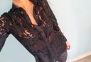 Chemise dentelle transparente taille 36