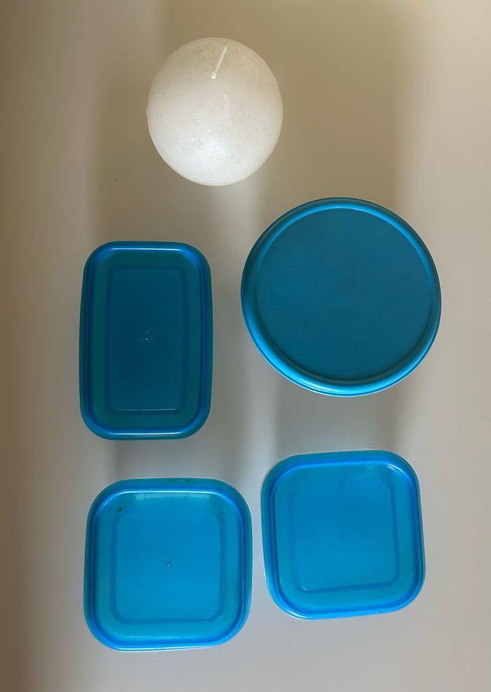 Lot Tupperware bleu - photo numéro 4