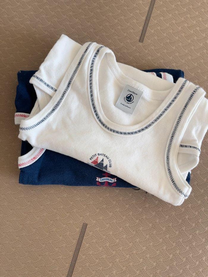 Lot de 2 bodies Petit Bateau 24 mois - 86cm - photo numéro 6