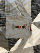 T-shirt manches longues gris bout’chou taille 18 m