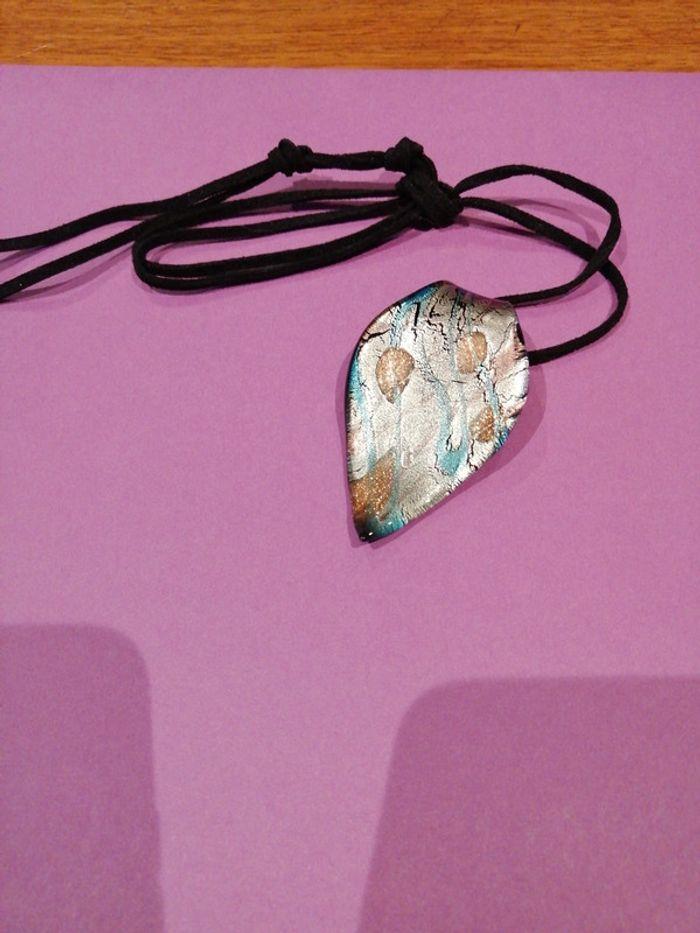 Collier Pendentif Murano NEUF - photo numéro 1