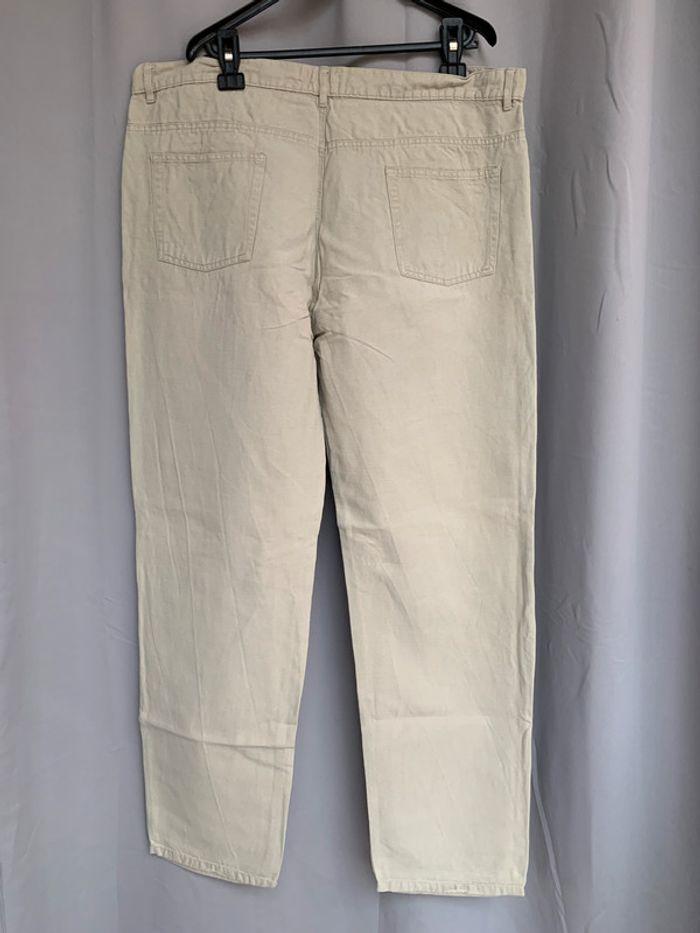 Pantalon homme écru Taillissime taille 54 - photo numéro 2