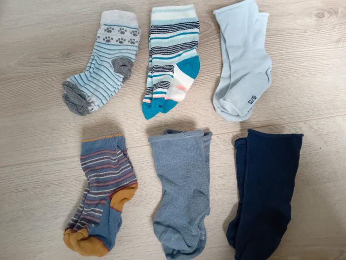 Lot 6 paires chaussettes 18-20 Sergent Major et Olympia