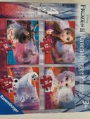 Puzzle Reine des neiges  4 en 1