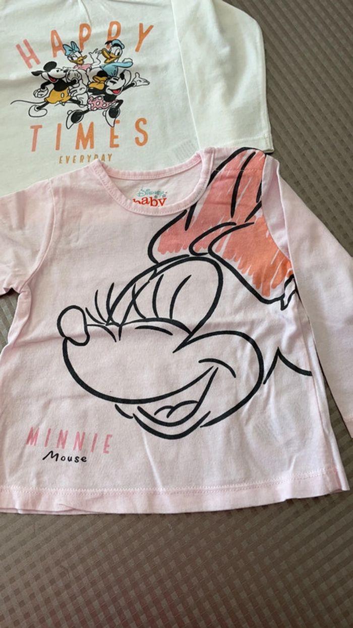 Lot de 2 teeshirt Disney baby - photo numéro 2