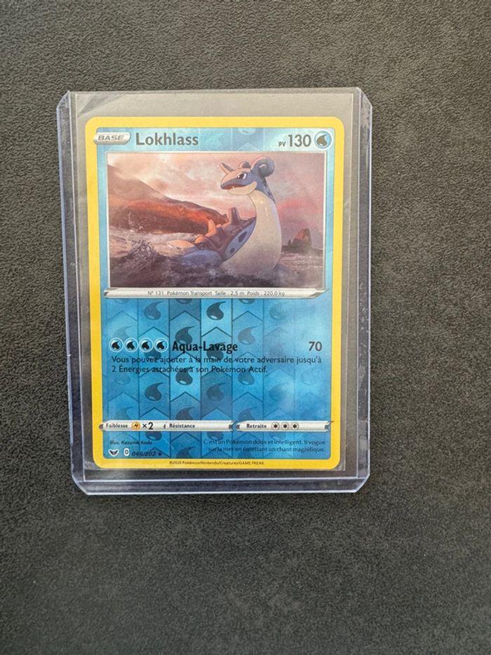 Carte Pokémon Lokhlass Reverse 048/202 Épée et Bouclier - photo numéro 1