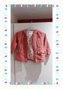 Joli manteau demi-saison fille 3 ans