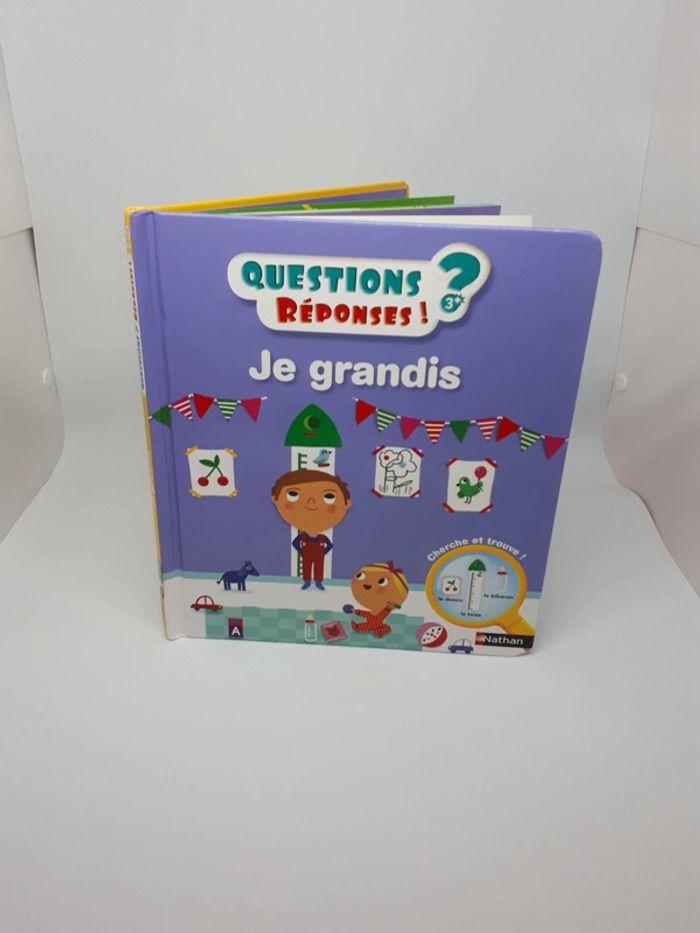 Livre "Questions réponses 3 ans et plus, Je grandis" Nathan - photo numéro 1