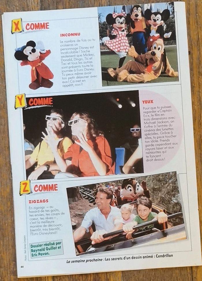 Lot euro disney articles + publicités - photo numéro 5