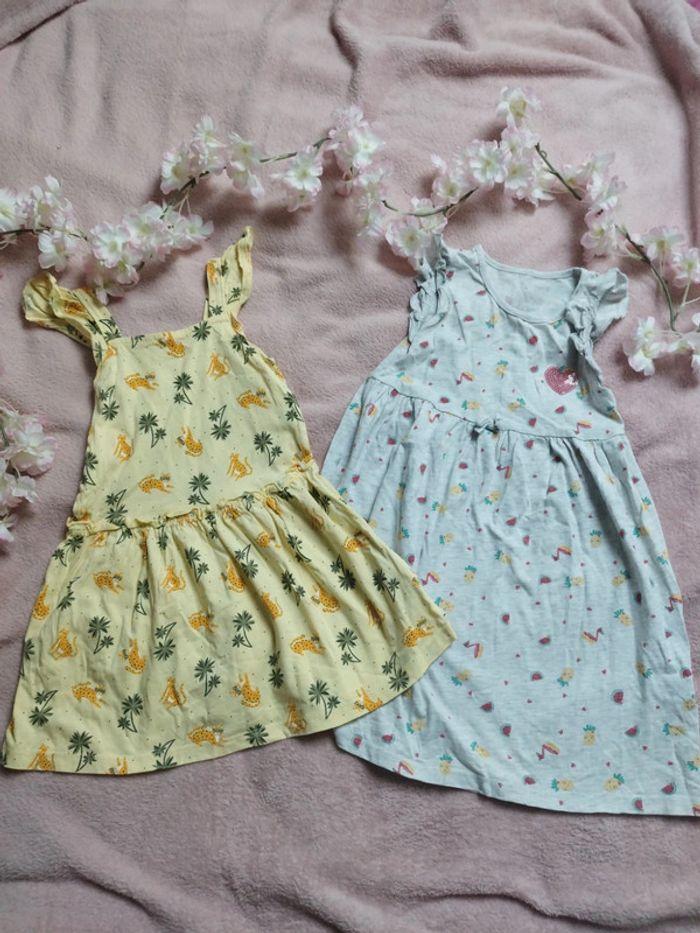 Lot de deux robes coton 3 ans - photo numéro 1