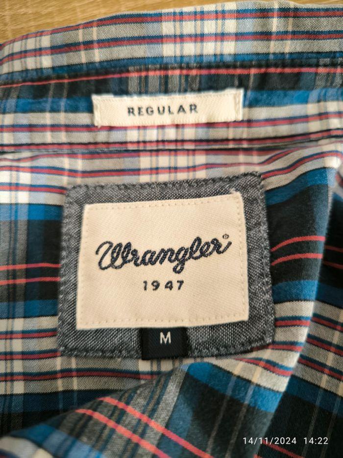 Chemise manches longues wrangler taille m - photo numéro 2