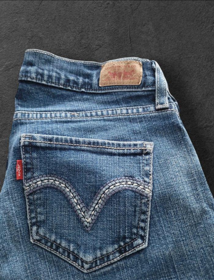 Jeans Levi's Femme  524 toosuperlow 28X30 Denim Bootcut - photo numéro 2