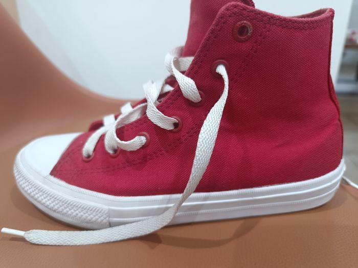 Basket Converse fille rouge - photo numéro 4