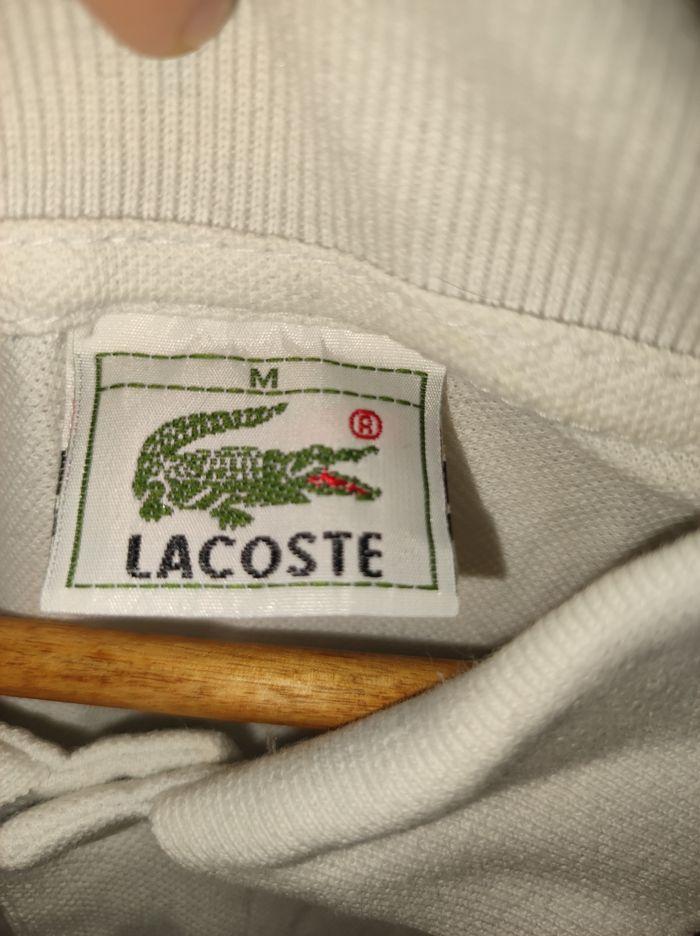 Polo Lacoste blanc - photo numéro 6