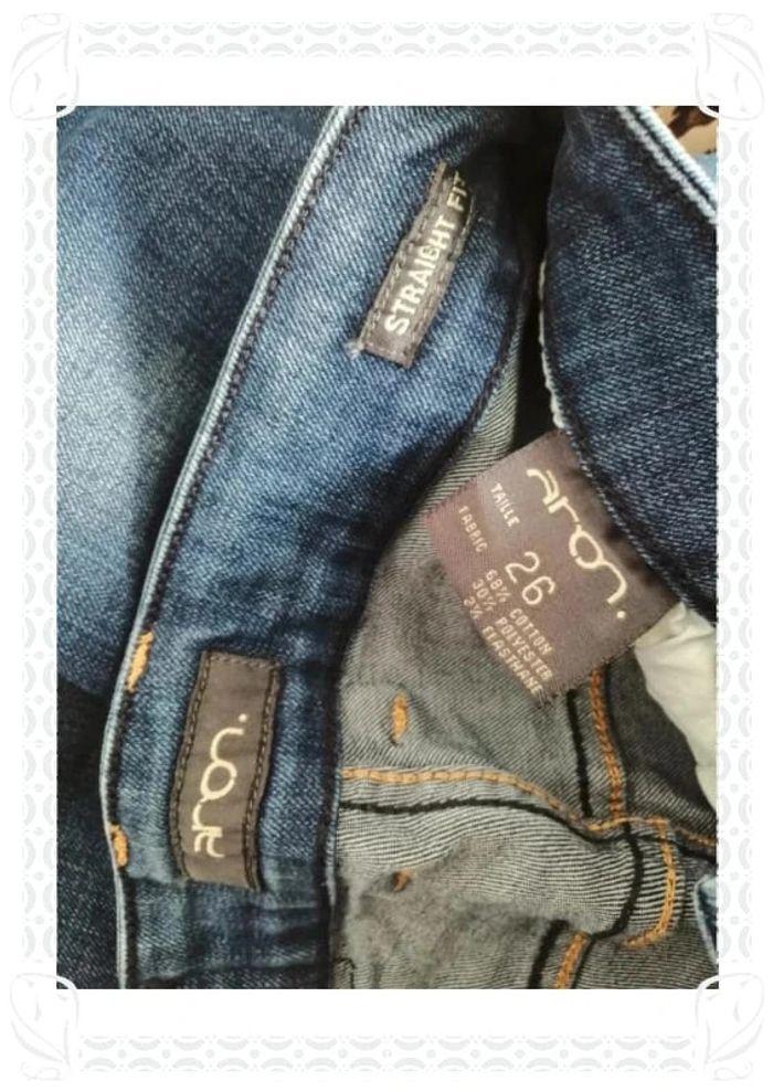 Jeans taille haute 36 Aron - photo numéro 6