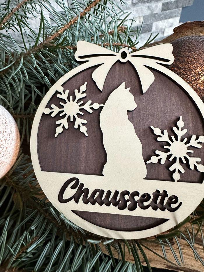 Boule de Noël pour chat avec un flocon - photo numéro 7