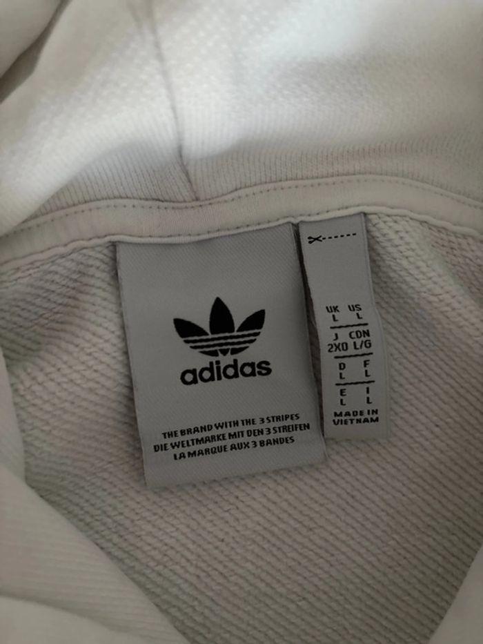 Sweat à capuche Adidas taille L - photo numéro 3