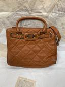 Sac à main de luxe Michael Kors marron en cuir