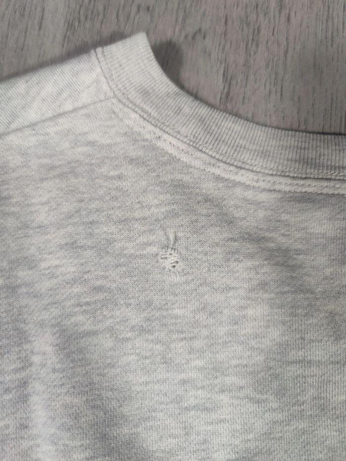 Pull Crewneck Ralph Lauren Gris Chiné Logo Brodé Bleu Marine Taille XL Homme - photo numéro 17