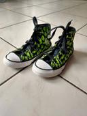 Converse Chuck Taylor motif insectes fluorescent