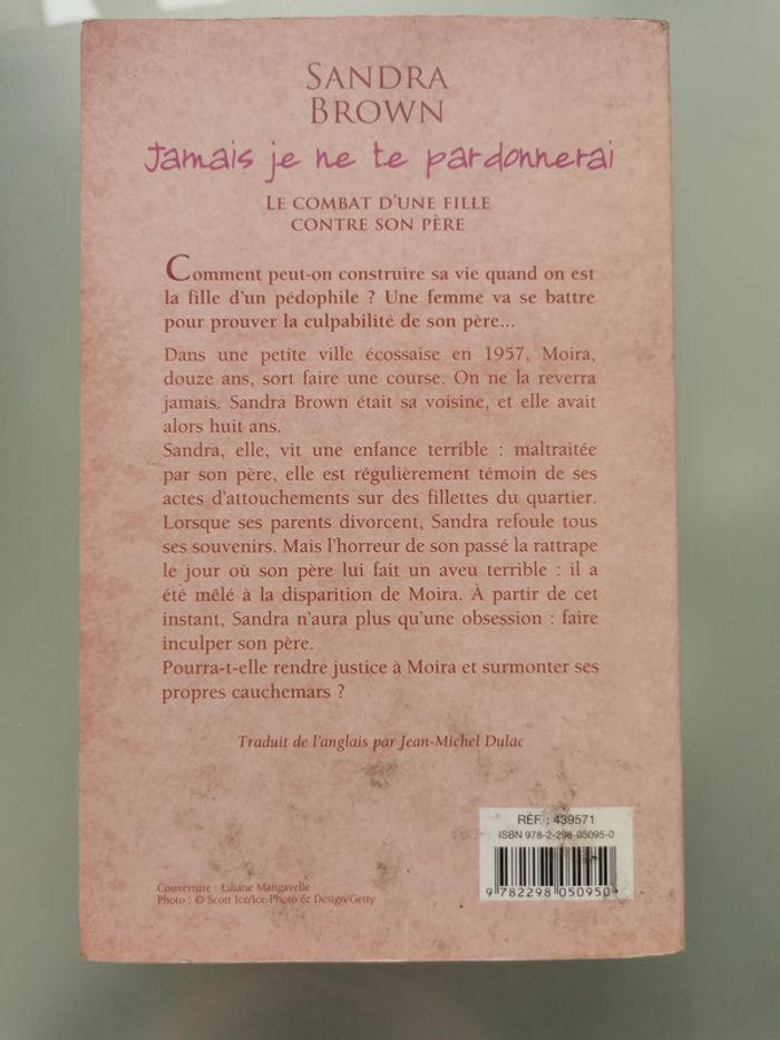 Livre « Jamais je ne te pardonnerai » - photo numéro 2