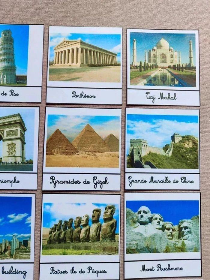 Cartes de nomenclature des 17 grands monuments du monde Montessori - photo numéro 7